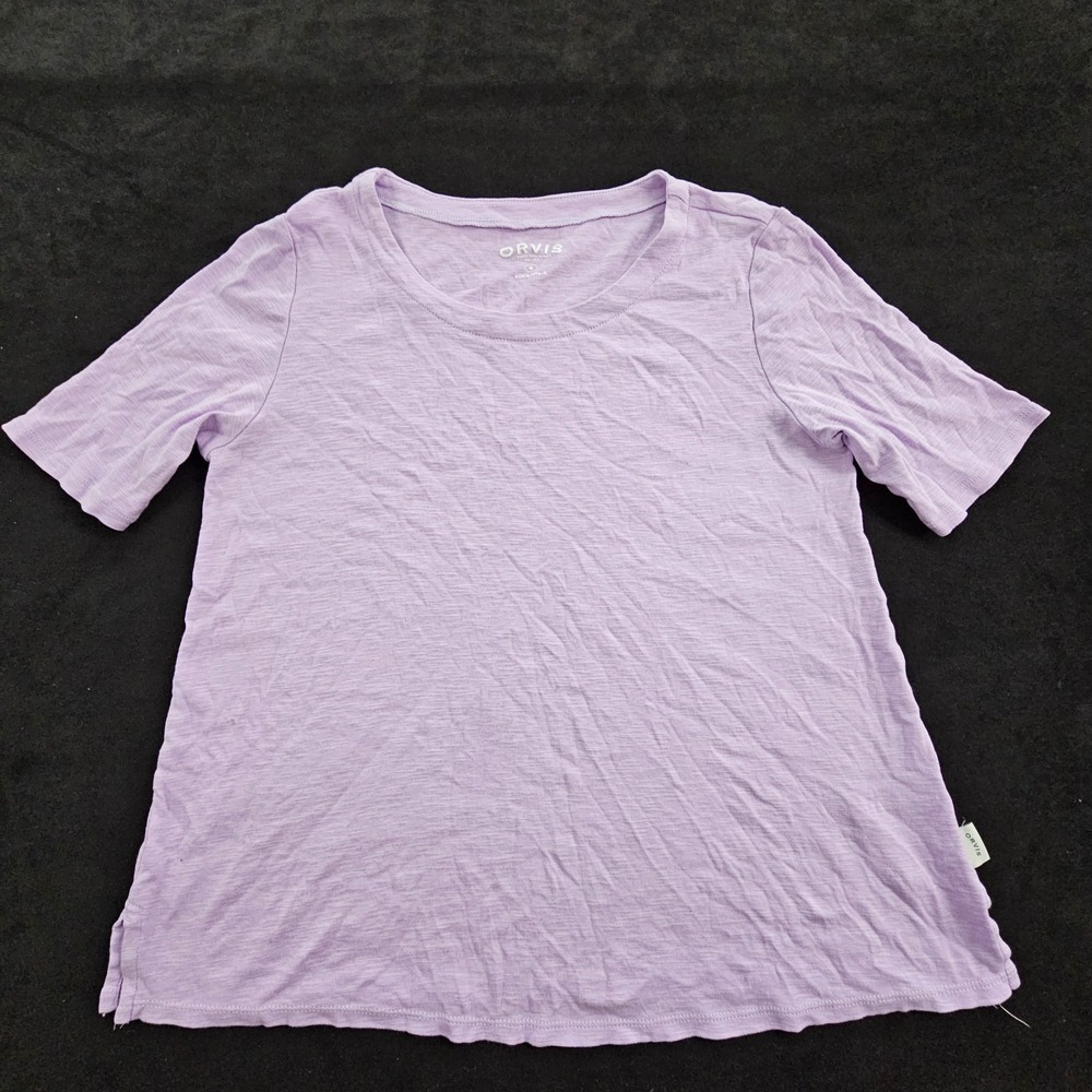 Orvis Classic Collection Pink Short Sleeve Pima Cotton T-Shirt Women's M